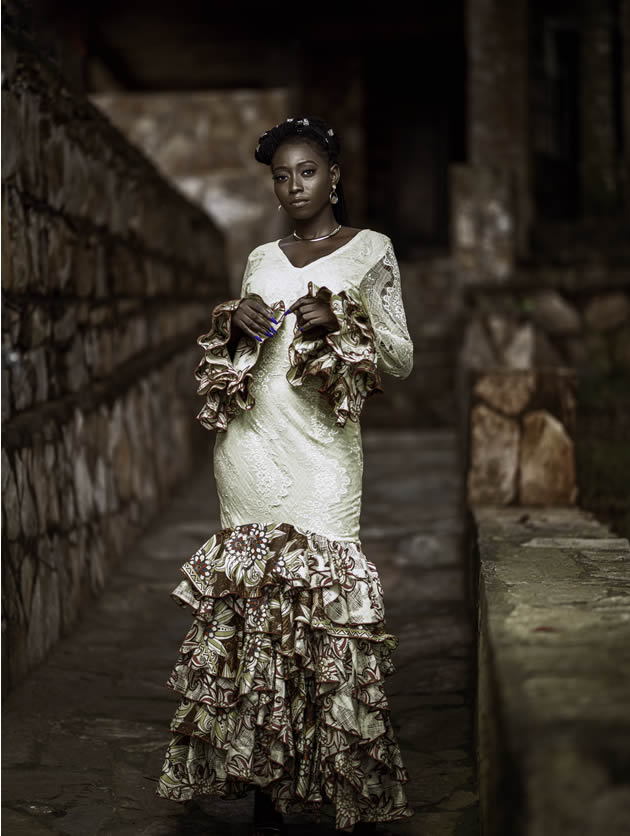 Queen Esther Elegant  Gown