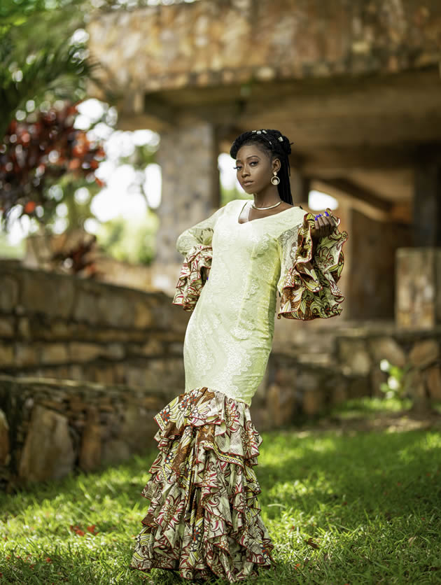 Queen Esther Elegant  Gown