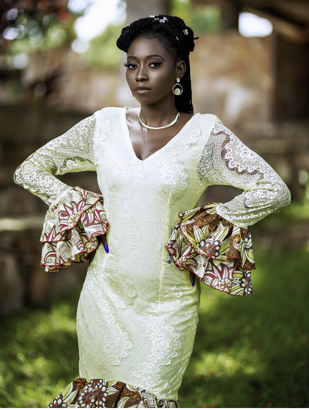 Queen Esther Elegant  Gown