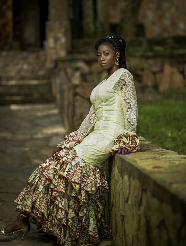 Queen Esther Elegant  Gown