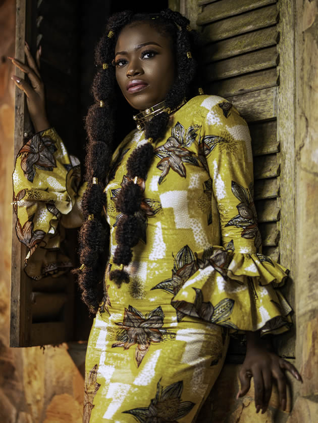 Ceci Petal Blossom Elegant Frill Gowns